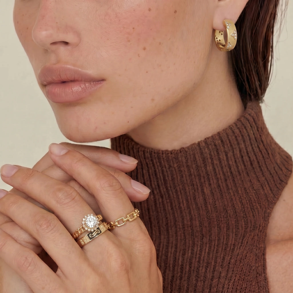 Golden Hour Ketten-Ring-Set | Zelvra