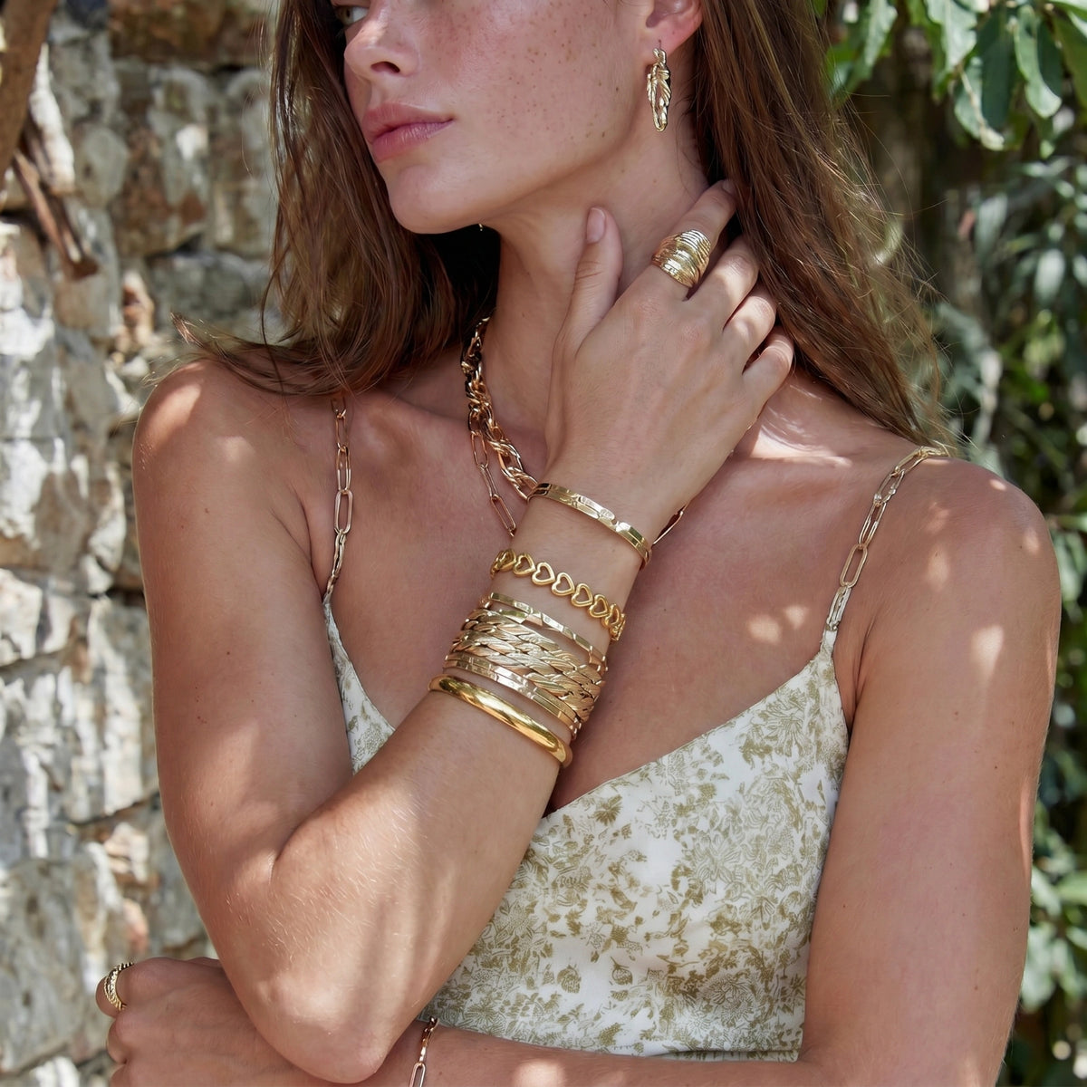 Connected Hearts Bangle | Zelvra